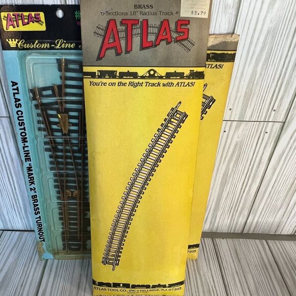 Train Track HO Atlas Brass #2 Turnout, 72" Picket Fence, 18" Radius Track Tunnel - Picture 5 of 9